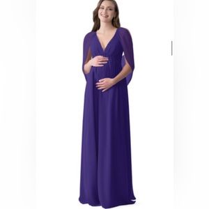 Azazie maternity bridesmaid dress